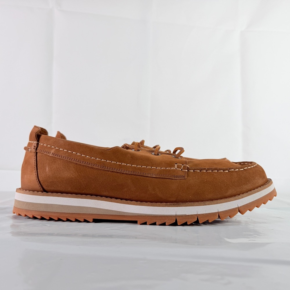 Clarks‎ Durston Lace Tan Nubuck Men's Shoes Size 13 M New with Box - Picture 4 of 11